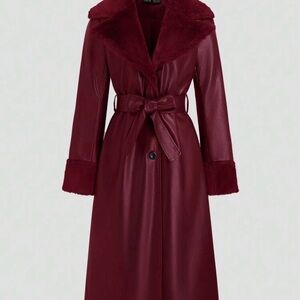 Leather Jacket Burgundy